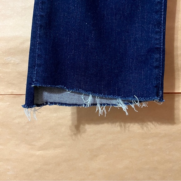 Mother | The Insider Crop Step Fray Off Limits Jeans High Rise Flare Size 25 - Picture 9 of 14